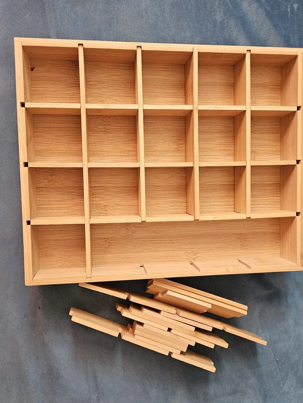 N/A bamboo organizer